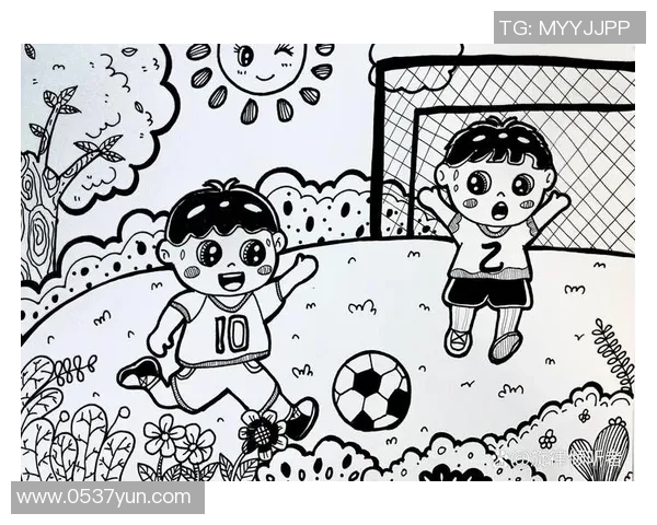 足球球星儿童简笔画创意集锦 轻松描绘球场传奇人物的可爱形象